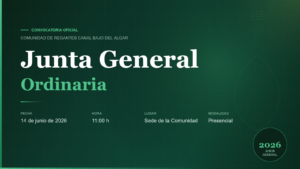 Convocatoria Junta General Ordinaria Junio 2026